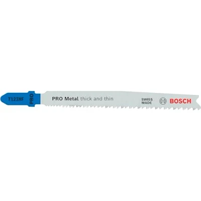 Imagen de Bosch Professional 100x Hojas de Sierra calar T 123 XF Progressor for Metal (para Láminas acero, accesorios calar)