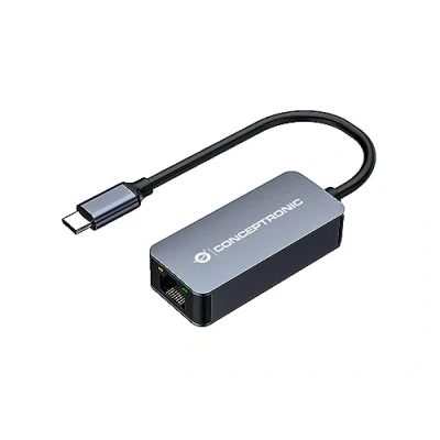 Imagen de ADAPTADOR USB C 3.2 A RJ45 10/100/1000/2500 BASE T CONCEPTRONIC