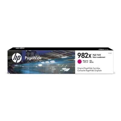Imagen de HP 982X T0B28A, Magenta, Cartucho de tinta Alta Capacidad PageWide Original, 16.000 páginas, compatible con impresoras inyección Managed Serie MFP E776, E77650 y E77660