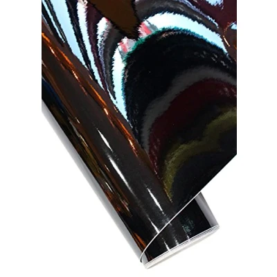 Imagen de Autostyle eu407941 Auto Adhesive Coche Wrapping Film, 152 x 200 cm, Negro Brillante