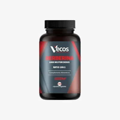 Imagen de Berberina Pura 1000 mg Extracto Seco de Berberis Aristata con Cromo y Pimienta Negra para Mejorar la Absorción 150 Cápsulas Vegetales Hecho en España