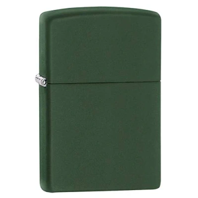 Imagen de Zippo Green Matte Mechero, Metal, Verde, 3.5x1x5.5 cm