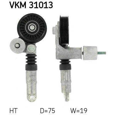 Imagen de SKF VKM 31013 Polea Tensora AUDI: A4 B5 Berlina, B6 A6 C5 VOLKSWAGEN: Passat GP Variant