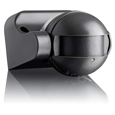 Imagen de SEBSON® Detector de Movimiento Exterior IP54, HF Sensor, Montaje Superficie en Pared, programable, Alcance 15m / 180, LED Adecuado, orientable, 87x93x60
