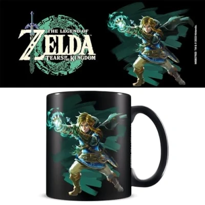 Imagen de Pyramid International The Legend of Zelda: Tears Kingdom (Sacred Power) Taza negra, elegante y única, 312 ml, talla única