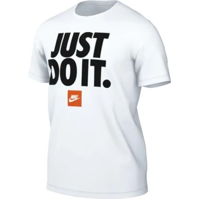 Imagen de NIKE DZ2989 100 M NSW tee Fran JDI Verbiage T Shirt Hombre White Tamaño S