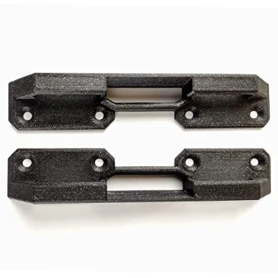 Imagen de ULROAD 2 soportes para L Boxx Bosch Sortimo Safe de fijación atornillar, todos los maletines herramientas Boxx, con ruedas, montar uno mismo, accesorios montaje
