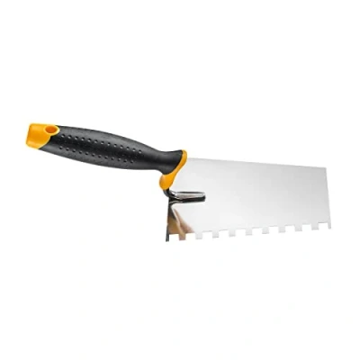 Imagen de HARDY Paleta dentada Serie 2k * 28 Para Glaseado Alisado Yeso Pegamento Herramientas Mango Construcción de Madera Renovación Trabajos Espátula Aplicar Tamaño 6x6 cm