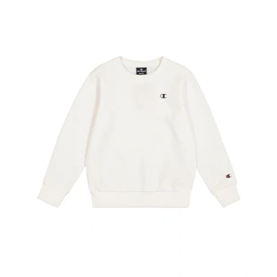 Imagen de Champion Legacy Basics B Ultralight Powerblend Fleece Crewneck Sudadera, Blanco, 5 6 Years Niños y Adolescentes