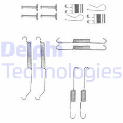 Imagen de DELPHI LY1368 Juego de accesorios, zapatas freno FORD: Fiesta 6, Mk5 Berlina