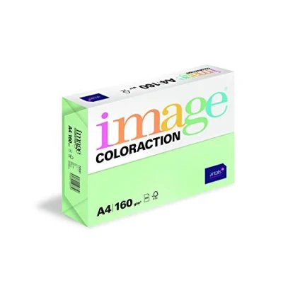 Imagen de Antalis resma 250 hojas Papel láser color Copiadora Coloraction, Jet D Tinta 160g A4 &quot;Forest&quot;
