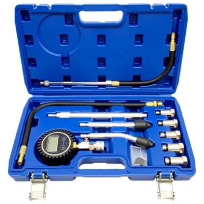 Imagen de ZKTOOL Probador de Compresión Automotriz, Medidor Digital 250 PSI, Adaptador Motor Detector del Cilindro