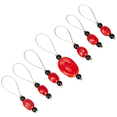 Imagen de KnitPro Zooni Stitch Markers, Tangerine, One Size