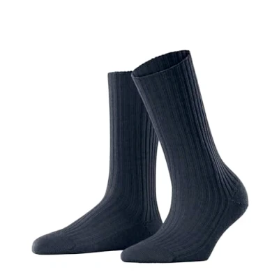 Imagen de FALKE Cosy Wool Boot W SO lana unicolor 1 par, Calcetines Mujer, Azul (Space Blue 6116) nuevo ecológico, 35 38