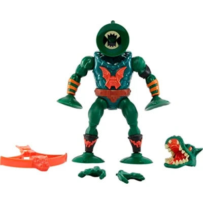 Imagen de Mattel Masters of the Universe Origins Juego de figura acción y accesorios, juguete coleccionable sanguijuela con 16 articulaciones articulables, 5.5 pulgadas