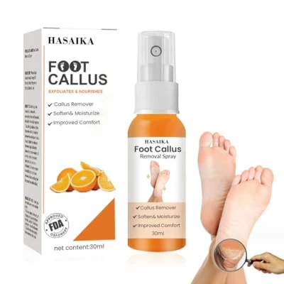 Imagen de HASAIKA® Spray Removedor de Callos pies, Peeling para Eliminar los Hidratante Pie Piel Suaviza Mente