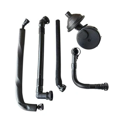 Imagen de 11617501566 Válvula PCV de ventilación positiva del cárter Kit manguera Compatible con E46 3 SERIES E39 E60 X3 X5 # 11157532649 11611432559 11617504535 11617504536