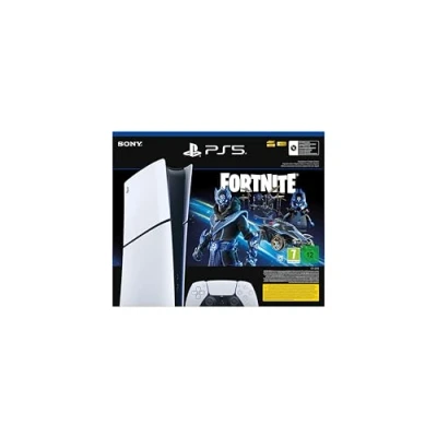Imagen de Consola Sony PlayStation 5 Slim Digital Edition, 1 TB SSD, 4K, mando, Chasis D, Blanco + Código de pack Fortnite® Cobalt Star
