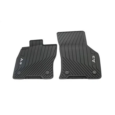 Imagen de Audi 8Y1061501041 Alfombrillas de Goma para Todas Las Condiciones climáticas, 2 Delanteras, con Texto A3, no Mild Hybrid/eTFSI