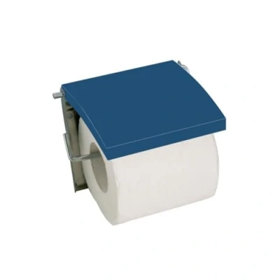 Imagen de MSV 140400 Puerta Papel higiénico Acero Inoxidable/Madera MDF Azul 30 x 20 110 cm
