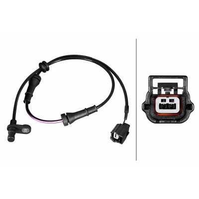 Imagen de HELLA 6PU 358 217 581 Sensor de ABS Hall 2 734
