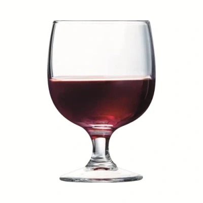 Imagen de Arcoroc Colección Amélia 6 copas con pie 25cl en vidrio templado Resistentes y apilables Uso profesional Made in France