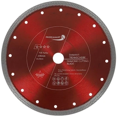 Imagen de PRODIAMANT Disco de corte diamante para azulejos gres porcelánico 230 mm x 22,23 amoladora angular
