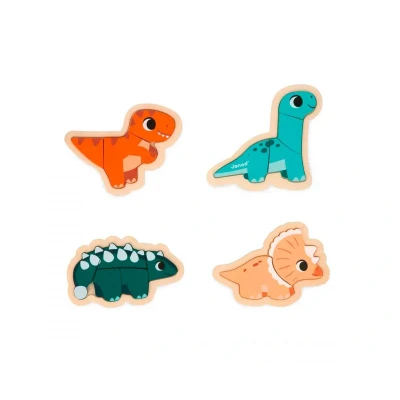 Imagen de 4 Puzzles Evolutivos Dino