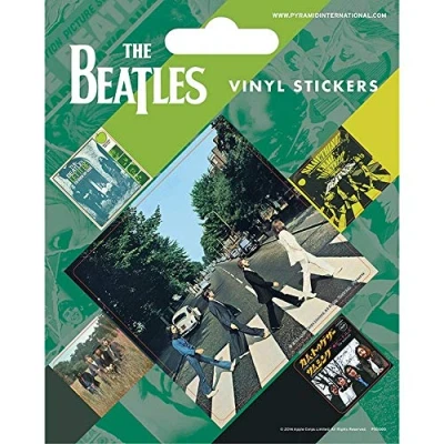 Imagen de Pyramid International Pegatinas de Vinilo The Beatles (Abbey Road), Papel, Multicolor, 10 x 12.5 1.3 cm