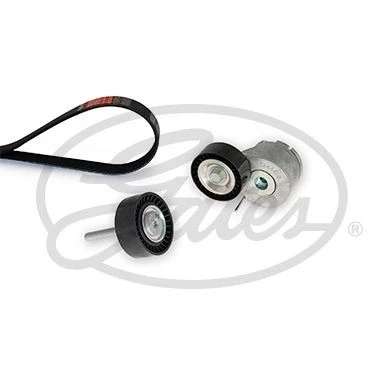 Imagen de GATES K036PK1670 Juego de correas trapeciales poli V ThermalPro FIAT: Doblo II Camión plataforma/Chasis, Furgón / Familiar, Linea