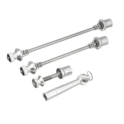 Imagen de Point Schnellspanner Schnellspann Achsen Set mit Schnellspannhebel 110 x 145 45 mm Diebstahlsicher! verchromt Herramienta Manual para Bicicletas, Color Cromado