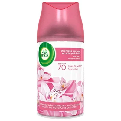 Imagen de Air Wick Desodorisant Maison Recharge Diffuseur Freshmatic Orchidée Sauvage et Soie 250 ml