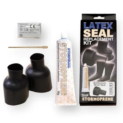 Imagen de Kits de reparación sellos látex para trajes secos (sellos con forma cuello botella en la muñeca)