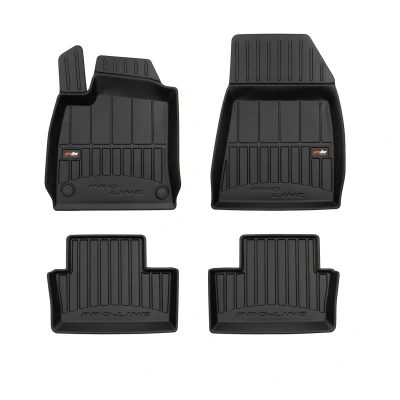 Imagen de FROGUM proLine 3D 3D409873 Juego de alfombrillas suelo Caucho delante y detrás 4 negro Adaptado RENAULT: Clio V Hatchback