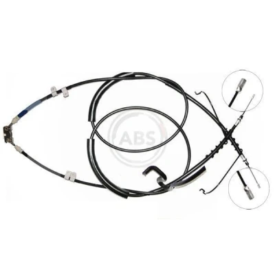 Imagen de A.B.S. K17725 Cable de Freno Mano 1998, 1998 Discos FORD: Tourneo Connect, Transit Connect Mk1 Furgón