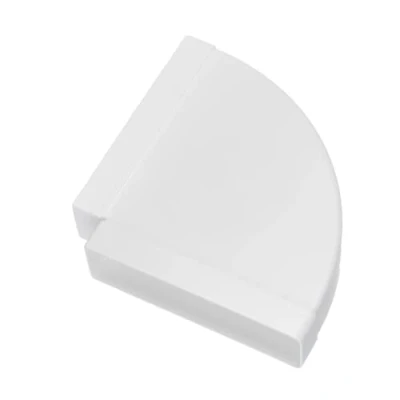 Imagen de 220x55mm Codo 90 Horizontal Conector para Tubo Rectangular PVC