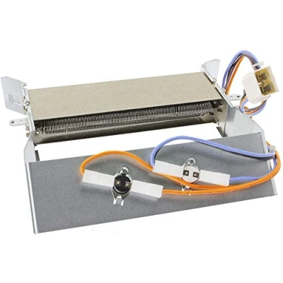 Imagen de SPARES2GO Elemento Calefactor + Termostatos para Indesit Secadora IDC75SUK IDC75UK IDC75 (2200 W)