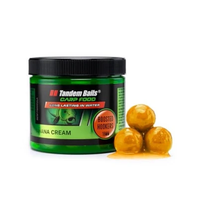Imagen de Tandem Baits Crema de plátano Carp Food Boosted Hookers Comida para Carpas Pesca sin Esfuerzo Cebo Peces Grandes Accesorios Profesionales Alimento 18 mm 300 g