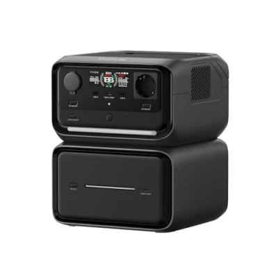 Imagen de EcoFlow RIVER 3 Max Plus (RIVER y EB600) Estación de energía portátil Batería LFP 858 Wh, salida 1200 W,