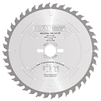 Imagen de CMT Orange Tools 285.054.14M Sierra circular 350x3.5x30 z 54 atb 10 grados silenciosa