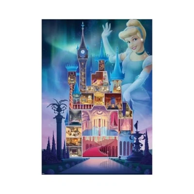 Imagen de Ravensburger 12000259 Disney Castles: Cinderella puzzle 1000 piezas adultos y niños a patir de 14 años, Disney, regalo