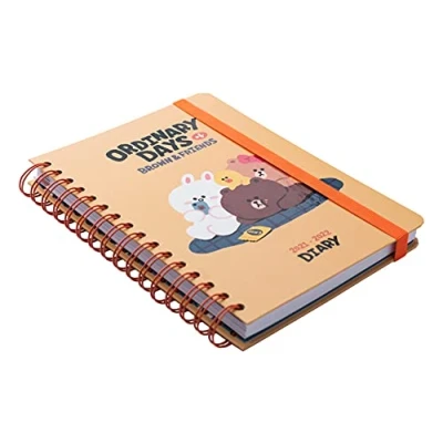 Imagen de Grupo Erik Agenda 2021 2022 Line Friends escolar / semana vista 12 meses desde Agosto de a Julio │ A5 licencia oficial