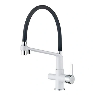 Imagen de GRIFEMA G4010W 2 Grifo de Cocina Osmosis, Pulverizador Doble Función, 3 en 1 para Purificador Filtro Agua y Fregadero Cocina, Blanco [Exclusivo Amazon]