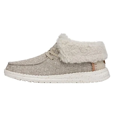 Imagen de Hey Dude Wendy Fold Stitch Cozy, Ankle Boot, para Mujer, Tan, Size EU 40