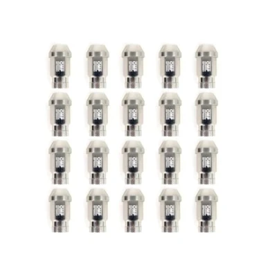Imagen de OMP Speed Juego de 20 Tuercas Aluminio M12X1.5 Llave 19 Largo 40mm Color Plata 7075