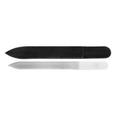 Imagen de ZWILLING Lima de cristal (superficies limado grano fino, doble cara, cuidadosa con las uñas, funda protectora incluida), Premium, 150 mm