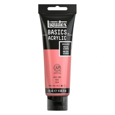 Imagen de Liquitex Basic Acrylic Tubo de Pintura Acrílica, 118 ML, Rosa (Rosa Nuevo)
