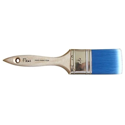 Imagen de Fleur Paint 14004 Brocha (fibra sintetica, 1,5 cm x 5 cm) color azul y blanco