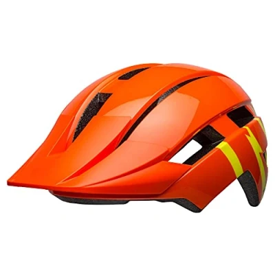Imagen de BELL Sidetrack II MIPS Cascos de Bicicleta, Juventud Unisex, Strike Gloss Orange/Yellow, Talla única