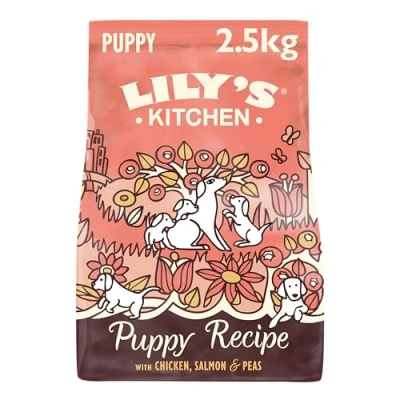Imagen de Lily&#039;s Kitchen completo pienso seco para cachorros, con pollo y salmón, 2.5 kg
